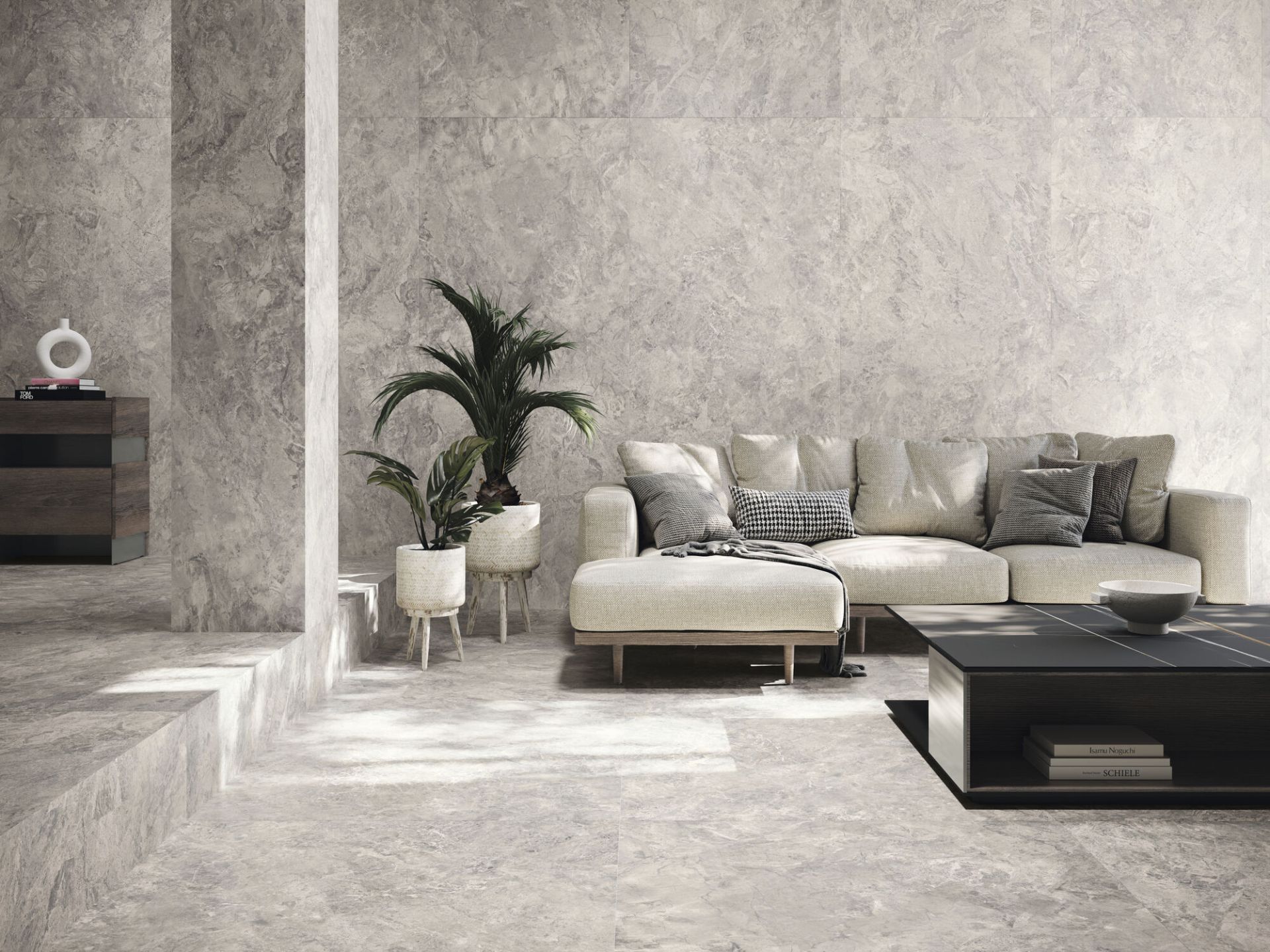 Canyon Grey 120x260 cm. Pavimento Canyon Grey 120x120 cm